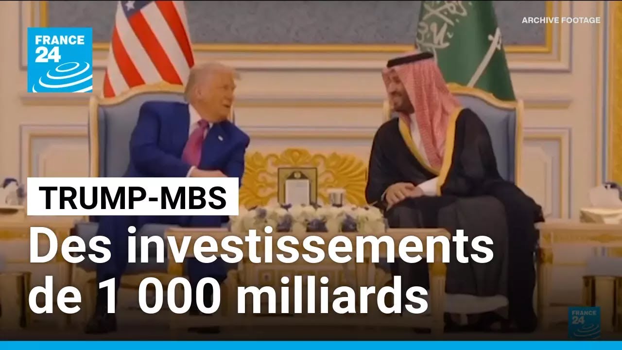 Mohammed ben Salmane annonce 1 000 milliards d'investissements aux États-Unis • FRANCE 24