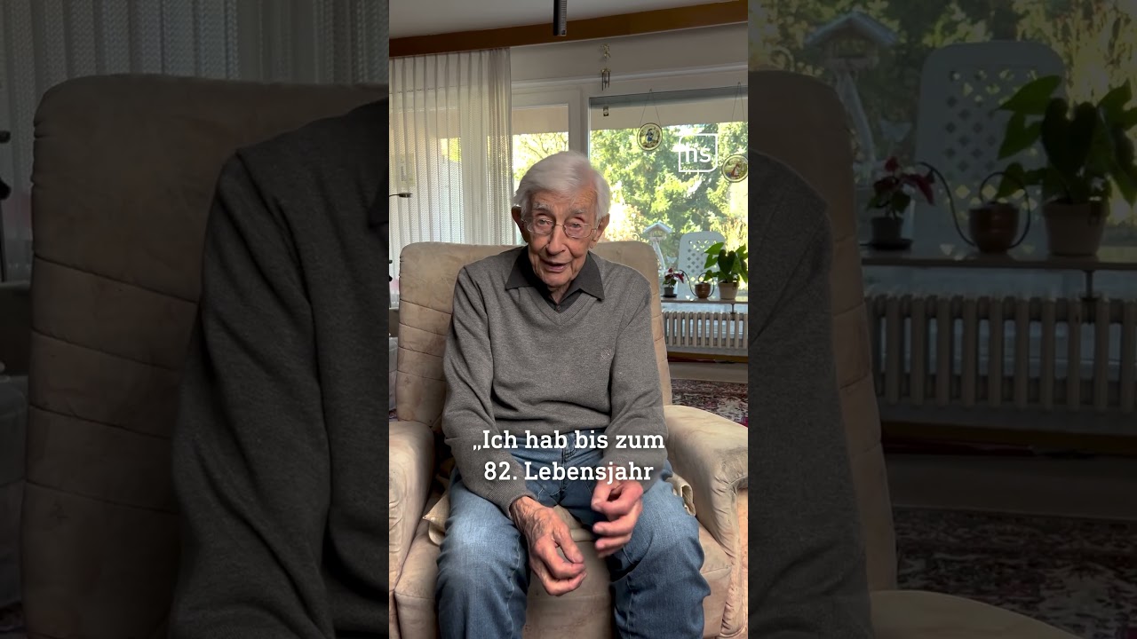 Walter ist 103 Jahre alt und lebt in Offenbach, der Stadt mit den meisten 100-J&auml;hrigen in Hessen!