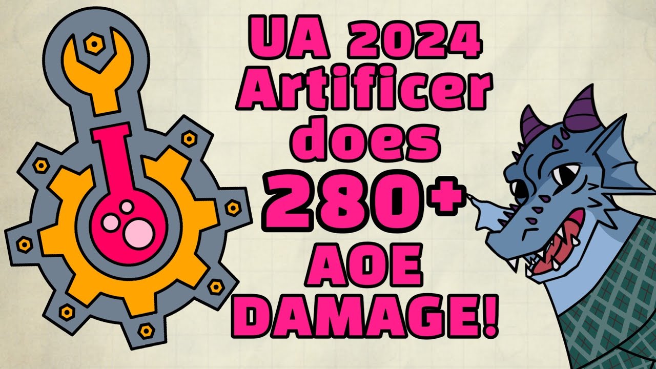 UA 2024 Artificer PRINTS MAGIC ITEMS AND FIREBALLS IN D&D!