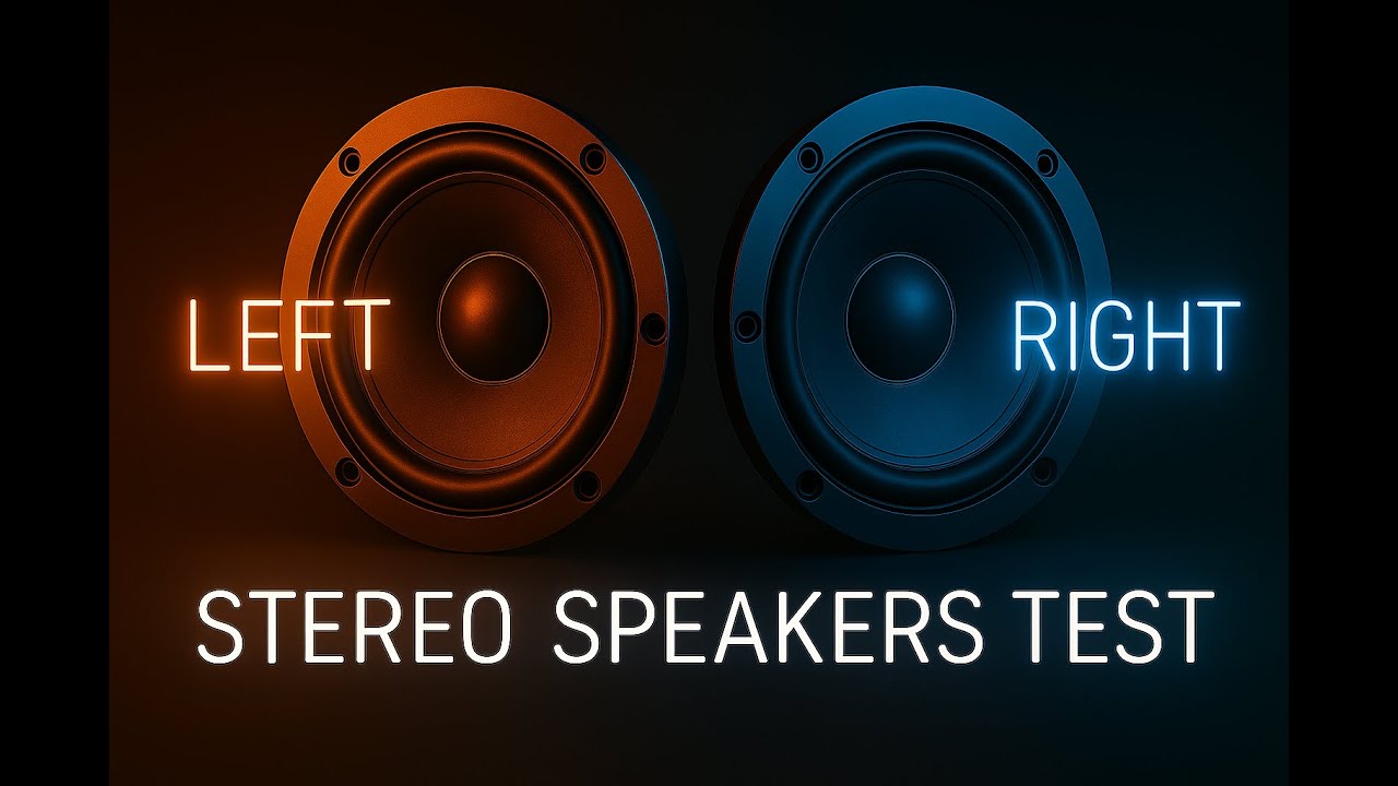 #stereo #speaker : Left and Right Stereo Speaker Sound Test (Bass & Treble Edition)