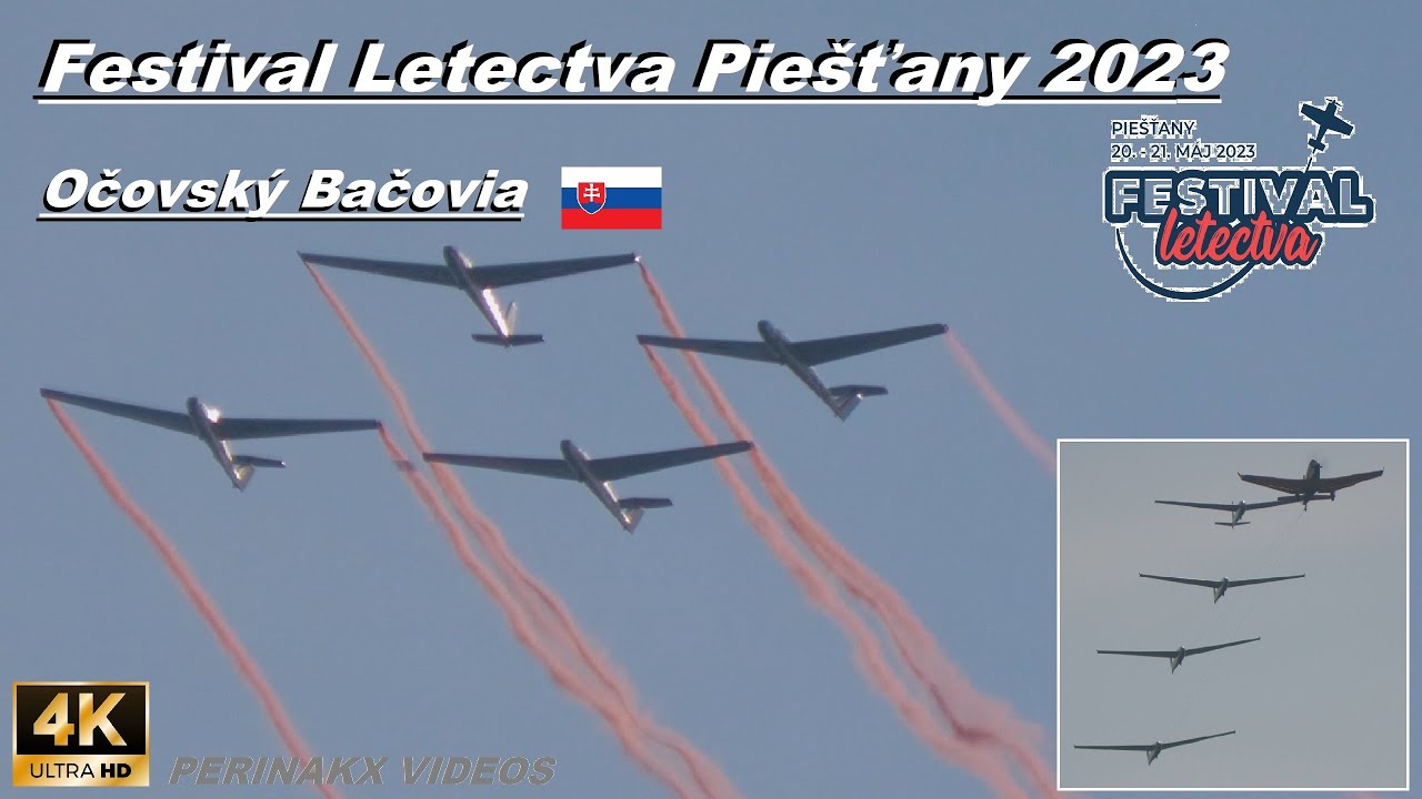 L-13 Blaník, L-23 Super Blaník ▲ Očovský Bačovia 🇸🇰 ▲ Festival Letectva Piešťany 2023