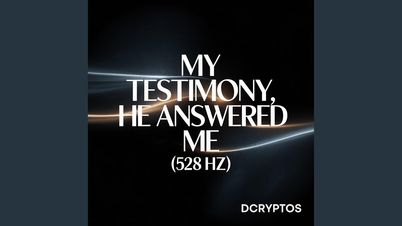 My Testimony, He Answered Me