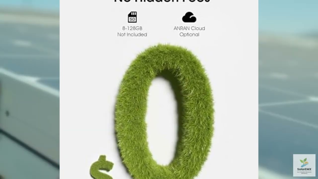 Review - ANRAN Solar Security Cameras with Light,2K Wireless Outdoor Floodlight Camera wi