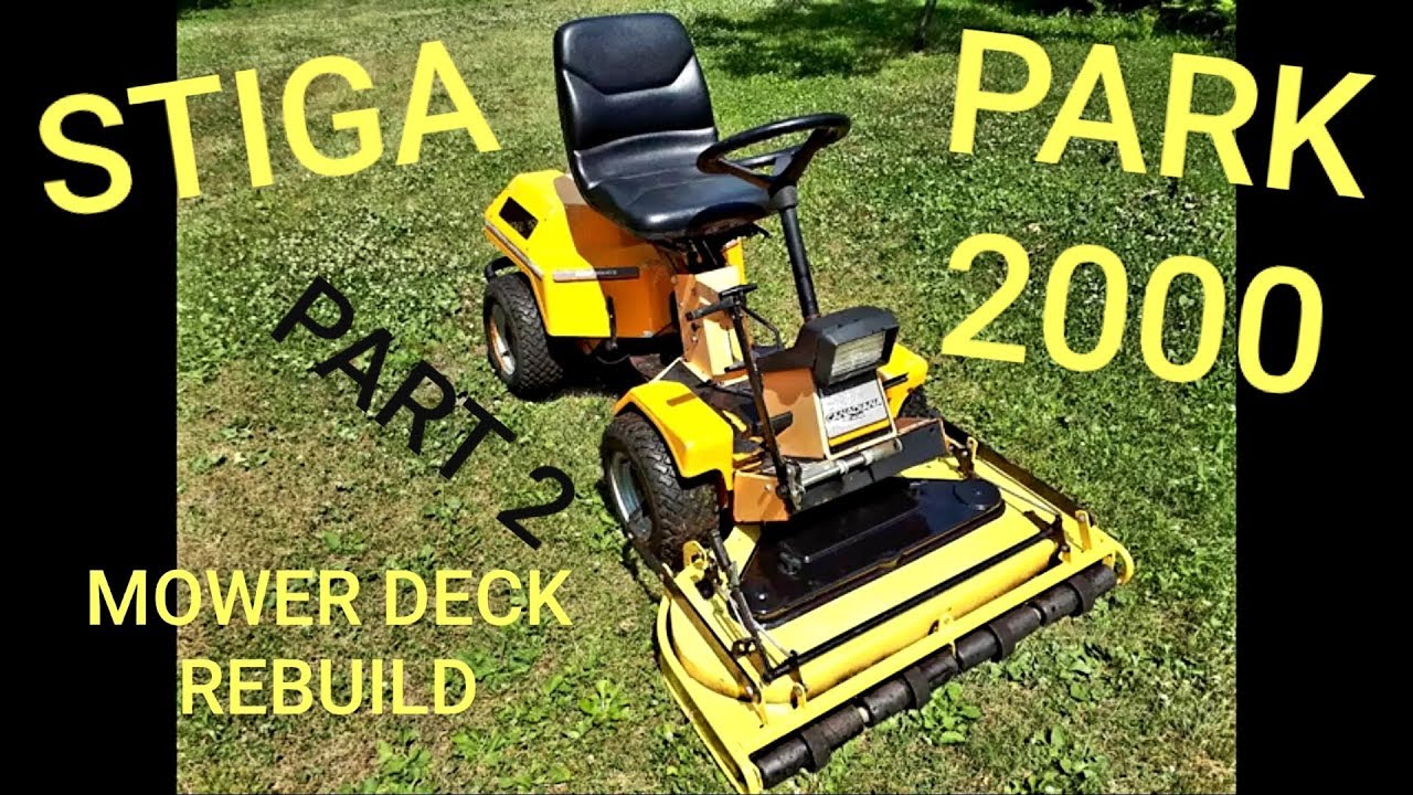Mower Rebuild Canadiana (Stiga) Park 2000 Part 2