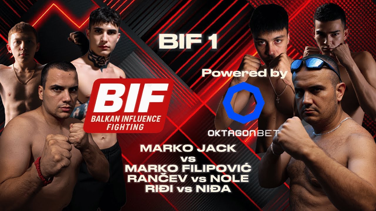 Marko Jack vs Marko Filipović | Riđi vs Niđa | Rančev vs Nole | BIF 1 Event Powered by Oktagonbet