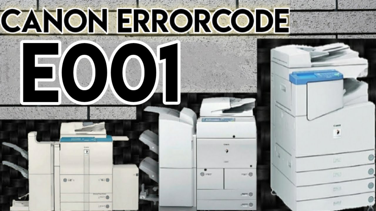 #CANON ERRORCODE E001 | #E001 #E000-001 @techllywood11