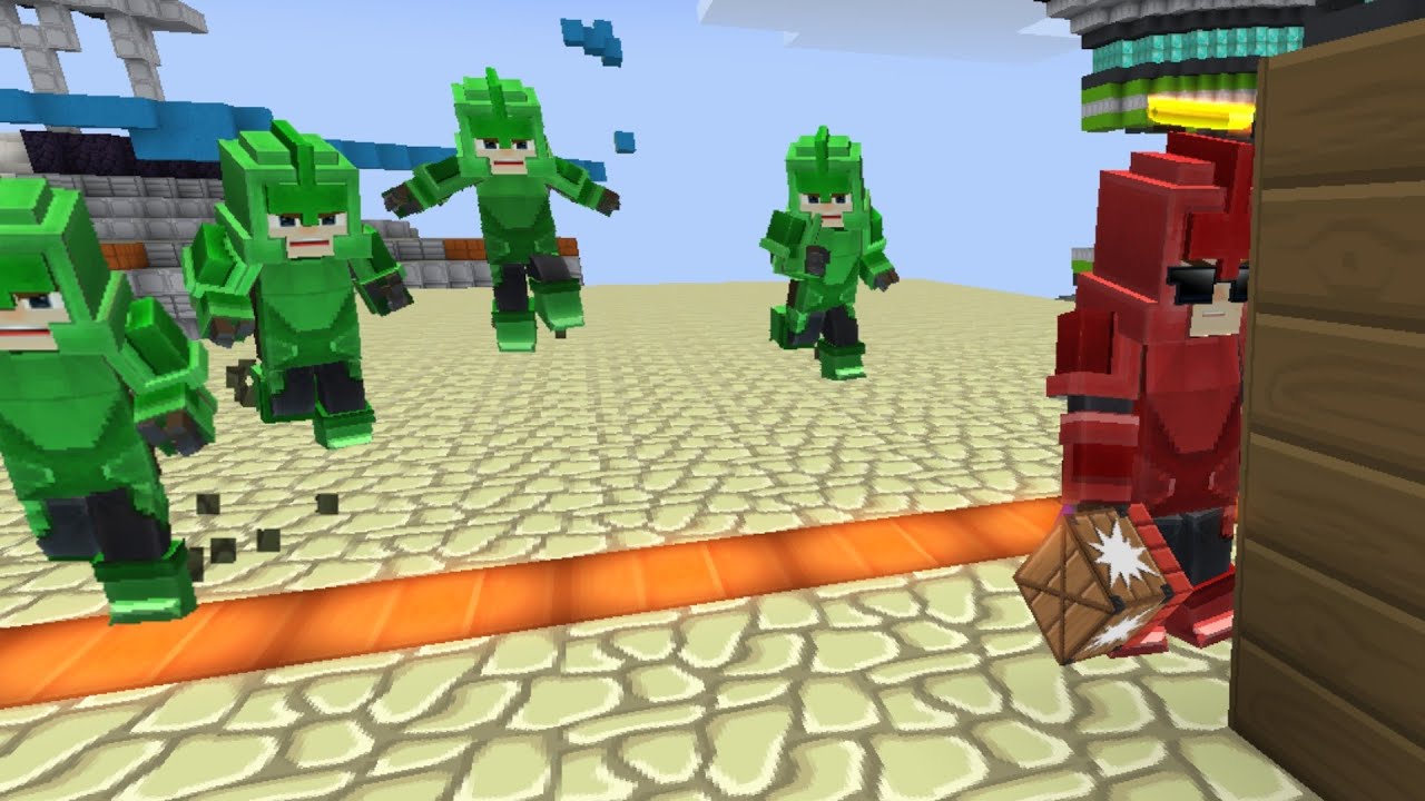 Playing Squid Game in BedWars Blockman Go