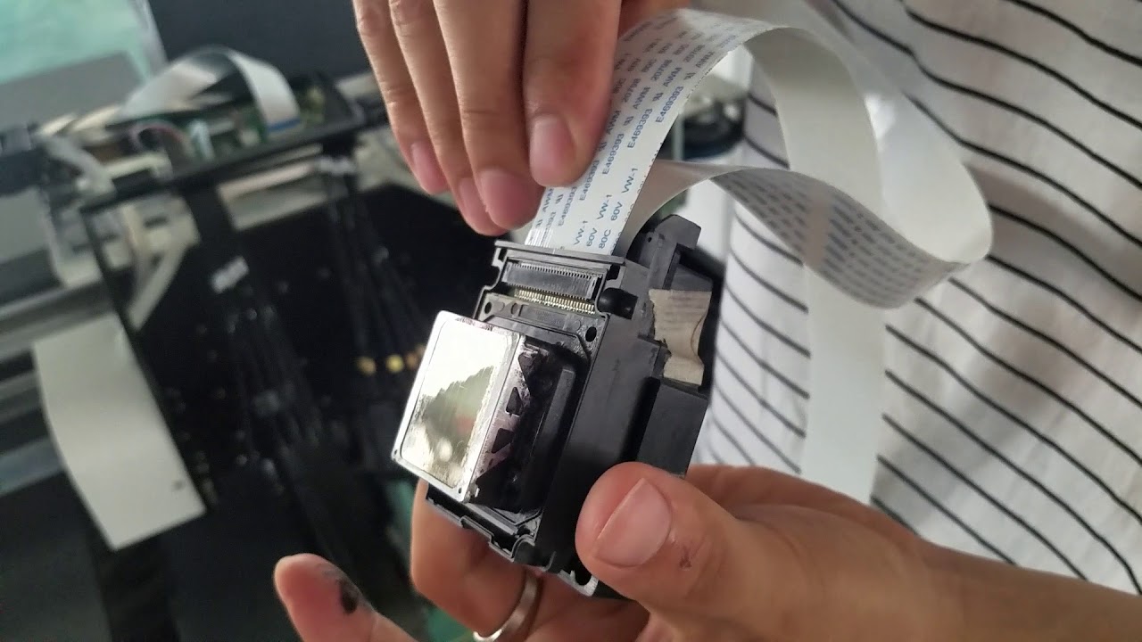 Audley UV6090 install print heads