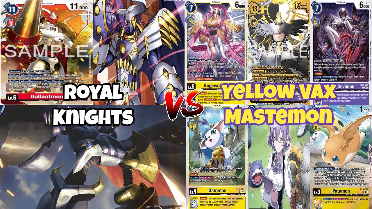 Royal Knights vs Mastemon | Digimon TCG BT 23 Gameplay