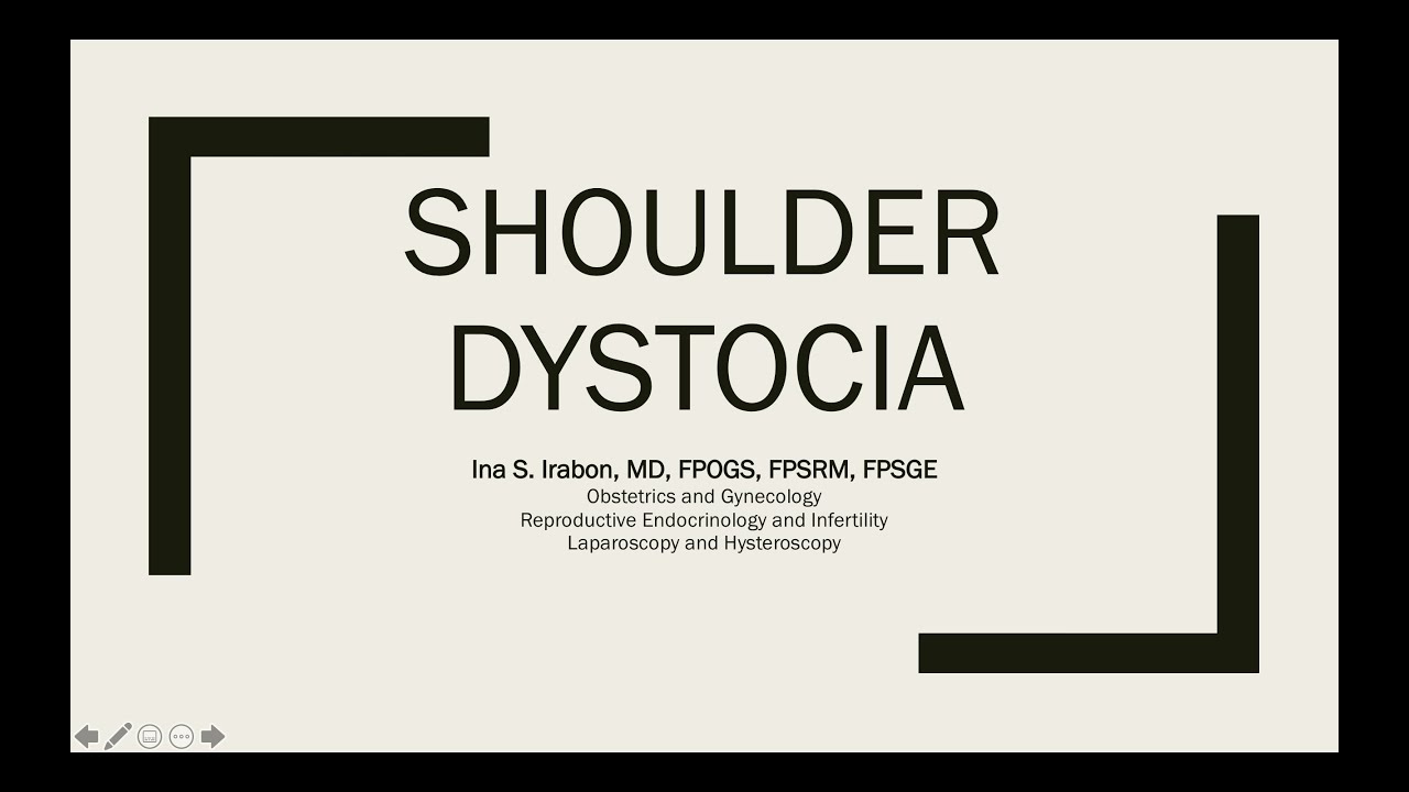 Shoulder dystocia