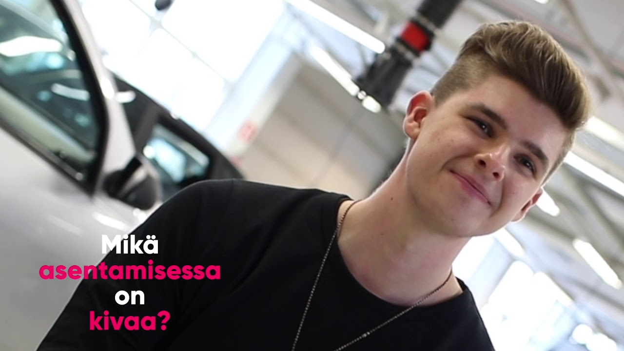 Asko valmistuu ajoneuvoasentajaksi