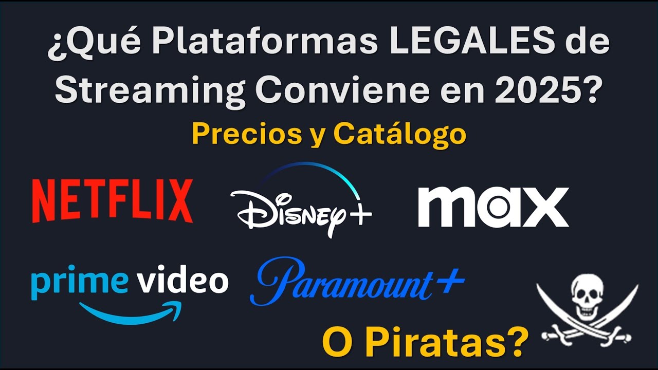 &iquest;Qu&eacute; Plataforma de Streaming Conviene en 2025? | Precios y Cat&aacute;logo | Legal vs Pirater&iacute;a