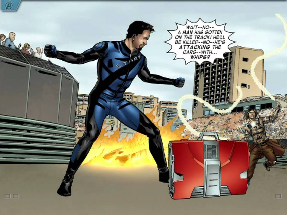 Marvel's The Avengers Iron Man Mark VII Comic.mp4