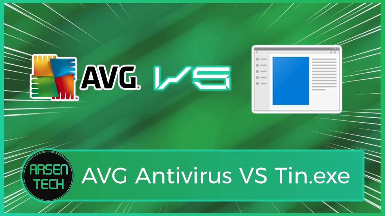 AVG Antivirus VS The Tin.exe Virus | Advanced Antivirus Test (GDI Payload)