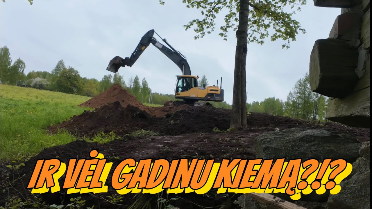 Svajonės kaina #6 Ir toliau griaunu kiemą, ruošiuosi kanalizacijai #villagelife