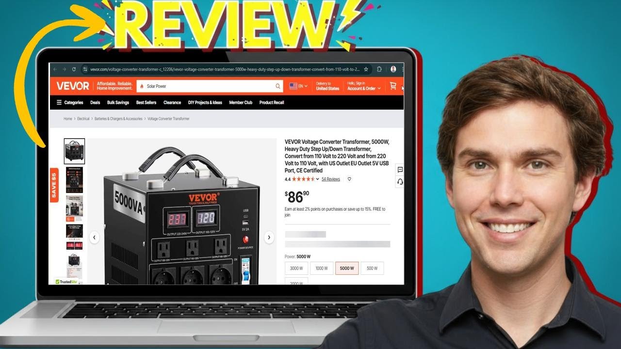 VEVOR 5000VA Voltage Converter Review: Can It Handle 5000 Watts?