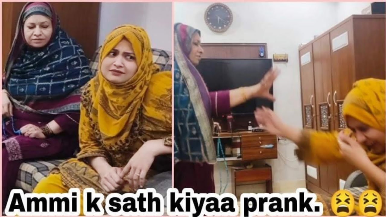 Ammi k sath prank kiyaa. Bhabi k khilaaf bharkayaa. Amber Naz Official ❤️