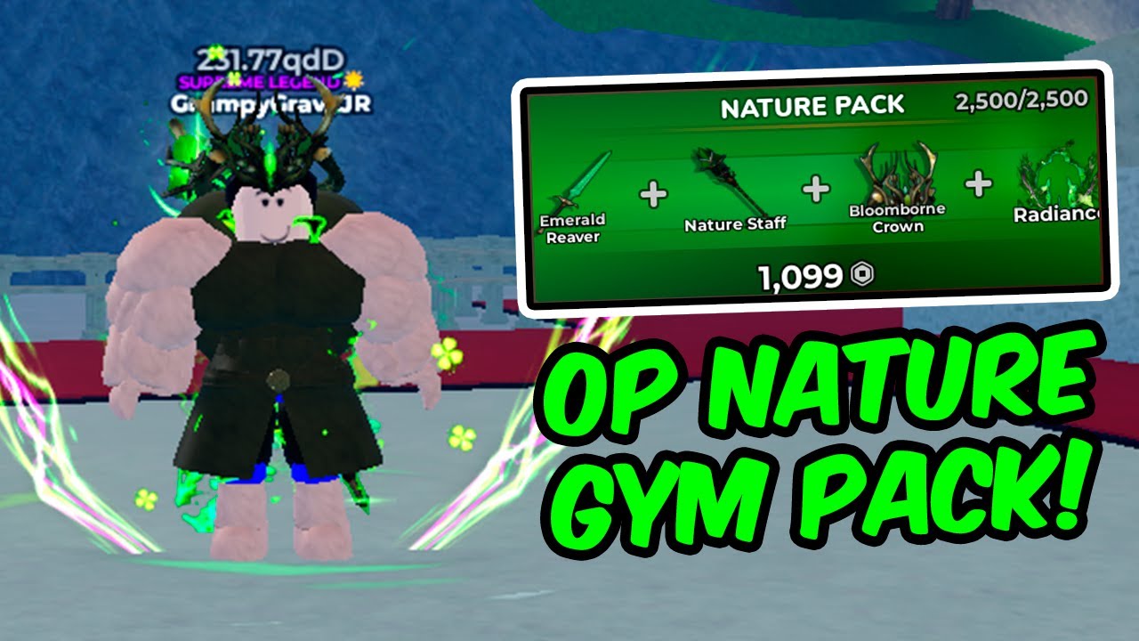 Я купил BEST Nature Pack и стал сильнейшим в Gym League!