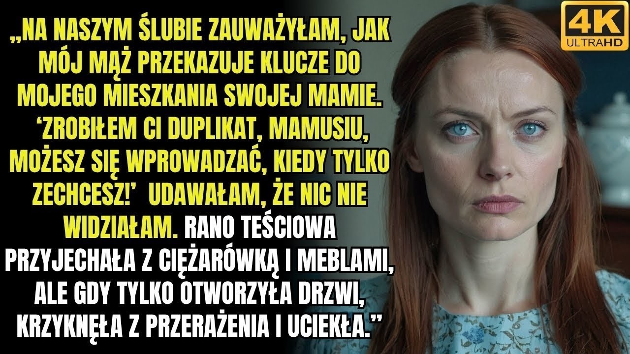 „Na naszym weselu zauważyłam, jak mój mąż przekazuje klucze do mojego domu swojej mamie ”