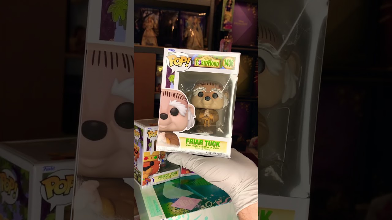 Robin Hood Funkos 🎉🦊 #disney #frozen #figurines #frozensisters #funkopop #elsa #toys #music #funko