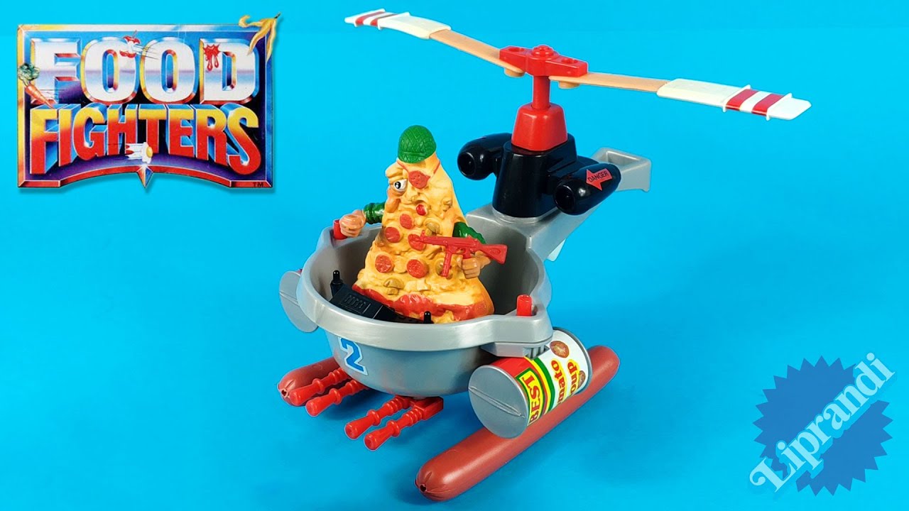 FOOD FIGHTERS FRY CHOPPER - MATTEL 1988 - BACK THEN VINTAGE REVIEW