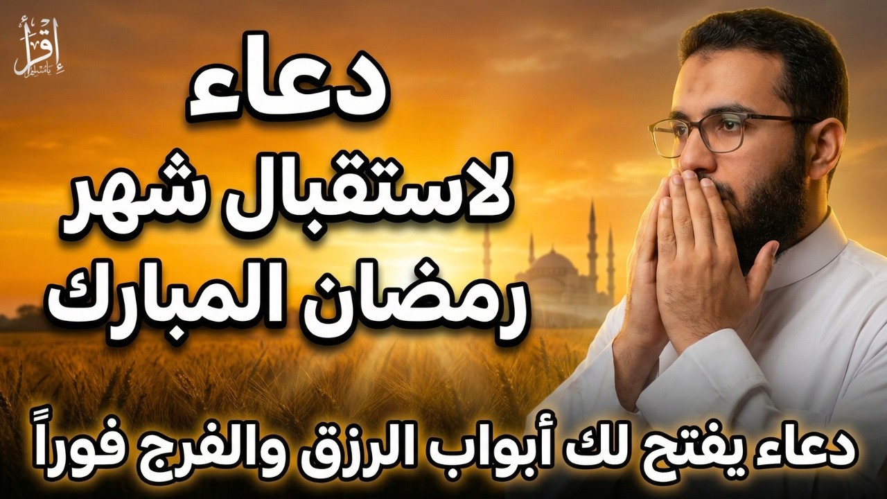 دعاء لاستقبال شهر رمضان للشيخ عمار عادل لفتح ابواب الرزق والفرج ردده الان تصب عليك الارزاق