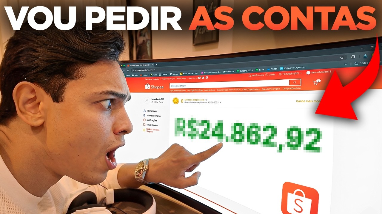 TESTEI TRABALHAR COM A SHOPEE PELO CELULAR (SEM SER AFILIADO)