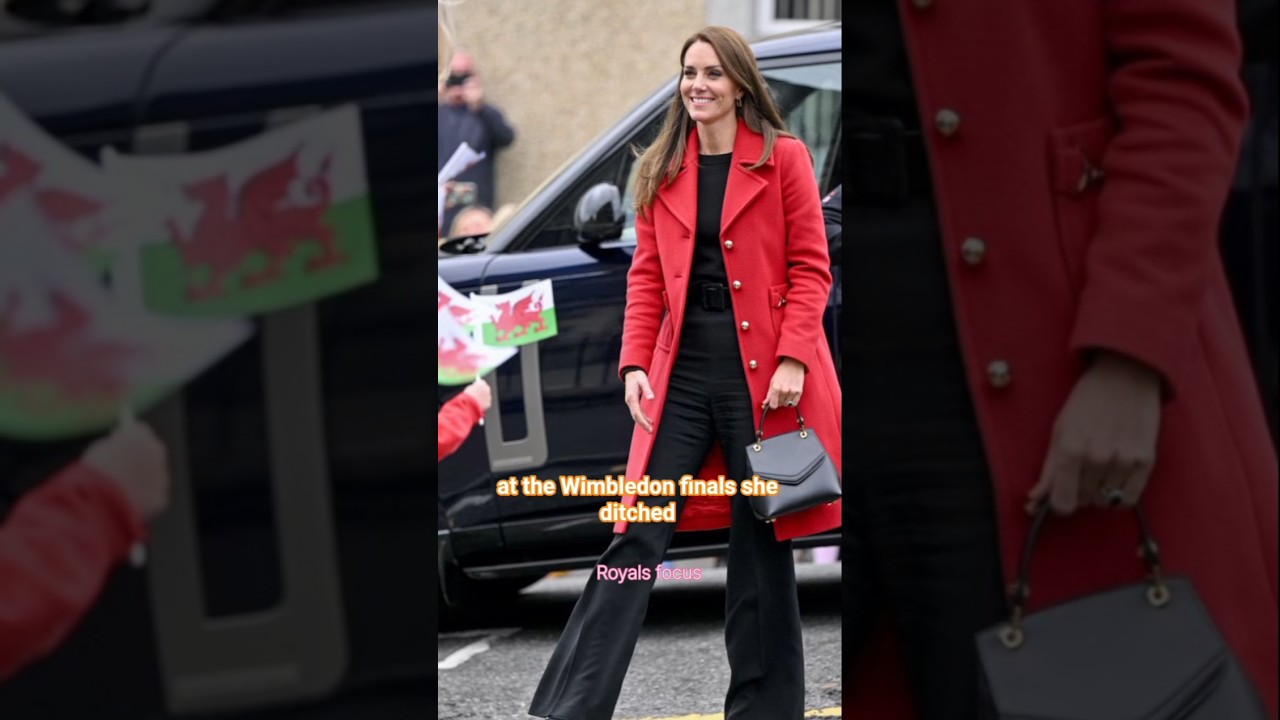 Кейт Миддлтон ослепляет в королевском красном#kate#middleton#katemiddleton#royal