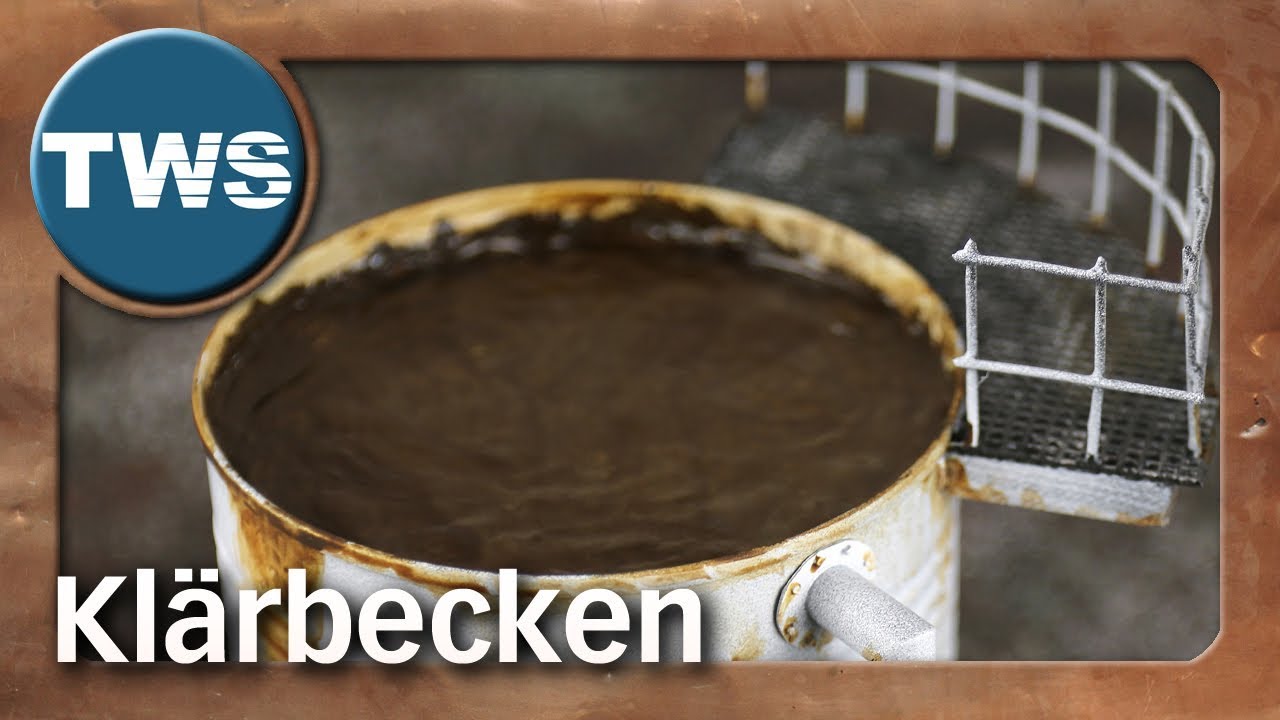 Tutorial: Klärbecken / Abwasserturm / clarifying tank (Tabletop-Gelände, TWS)