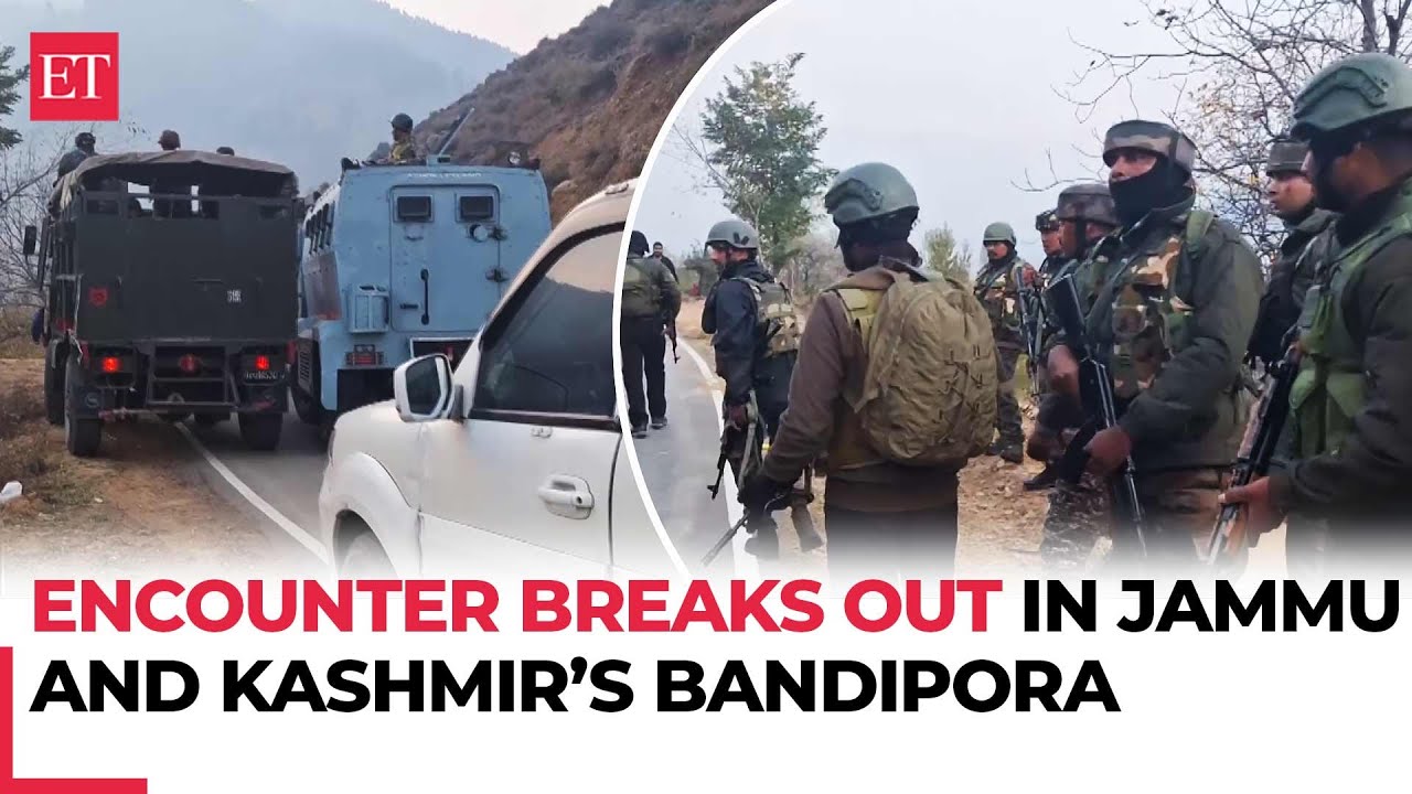 J-K: Encounter breaks out between security forces and terrorists in Bandipora