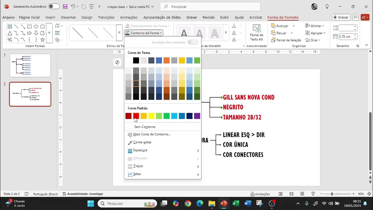 Como eu faço MAPAS MENTAIS DIGITAIS no PowePoint