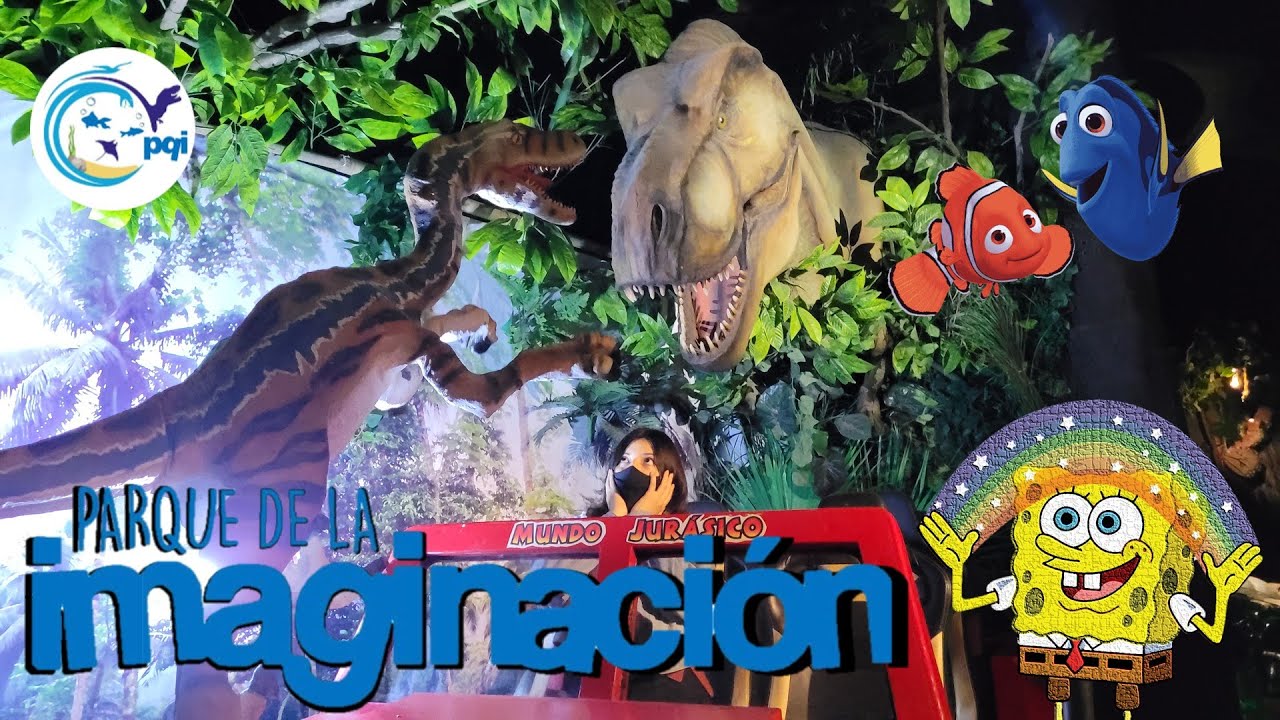 VISITAMOS EL PARQUE DE LA IMAGINACIÓN en SAN MIGUEL | Acuarios, Dinosaurios, Simuladores y más
