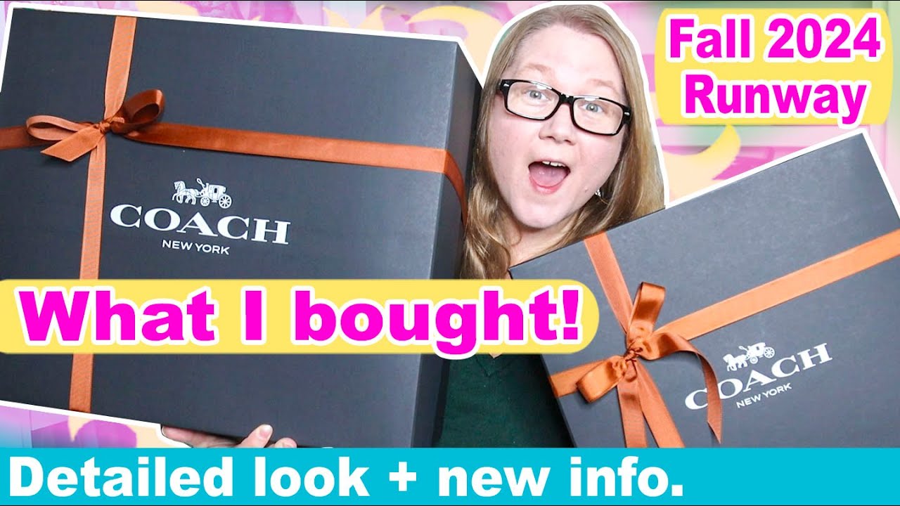 Surprised By These COACH Fall 2024 Runway Bags + What I Didn't Buy & Why || Autumn Beckman