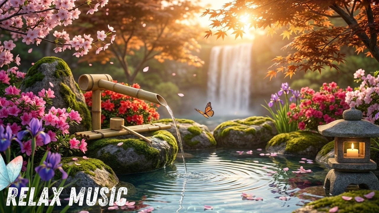 Relaxing Music to Relieve Stress and Anxiety 🌿 Calming Music and Water Sounds for Deep Sleep