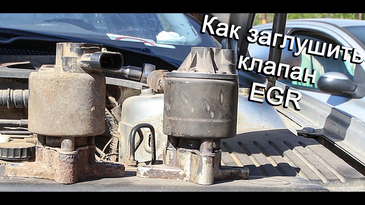 Как заглушить клапан EGR
