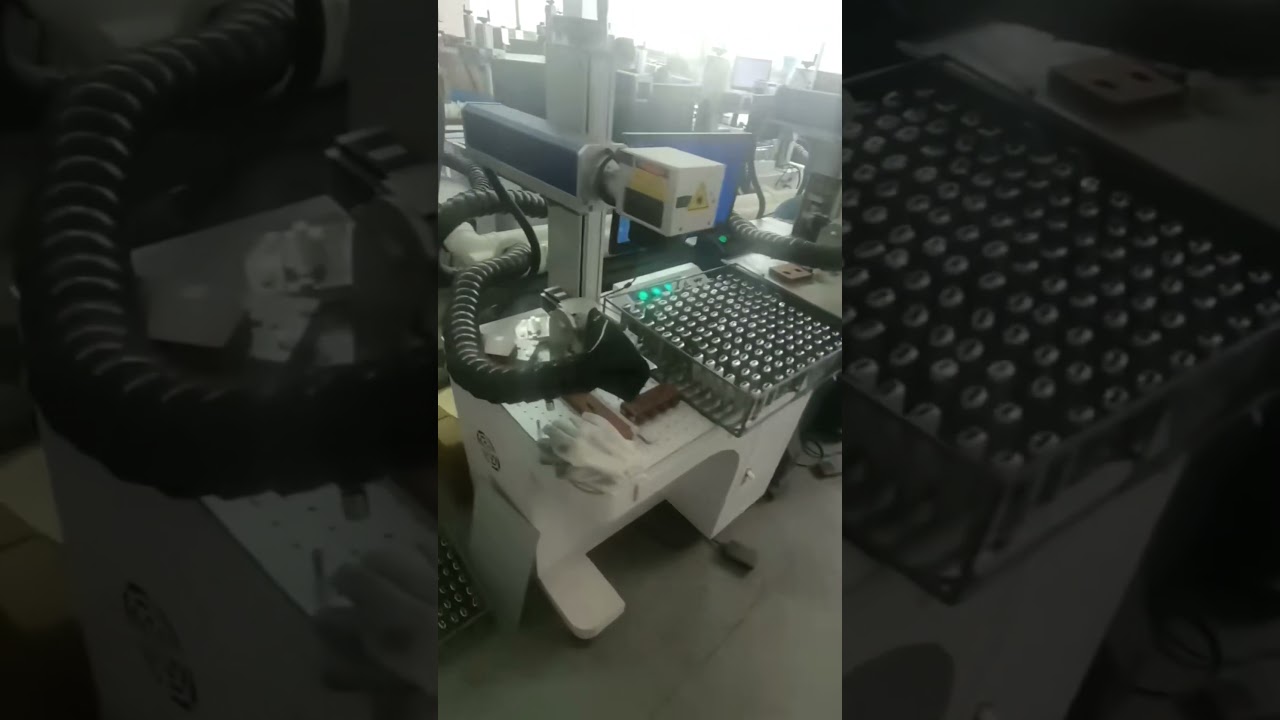 Laser marking machine application in e cigarette industry for  coding and marking