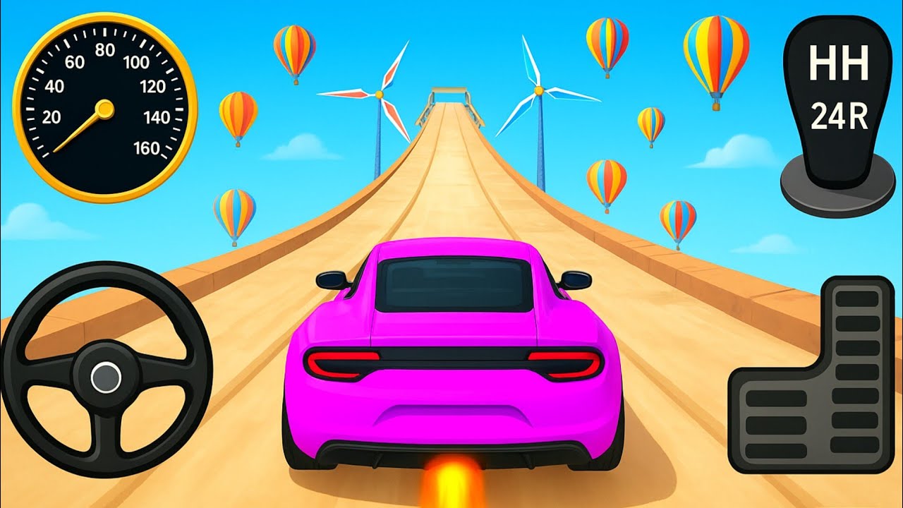 RampCarStunts ||CarStuntGame ||MegaRampChallenge ||CarRacingGame ||RampCarRacing ||ExtremeStunts 