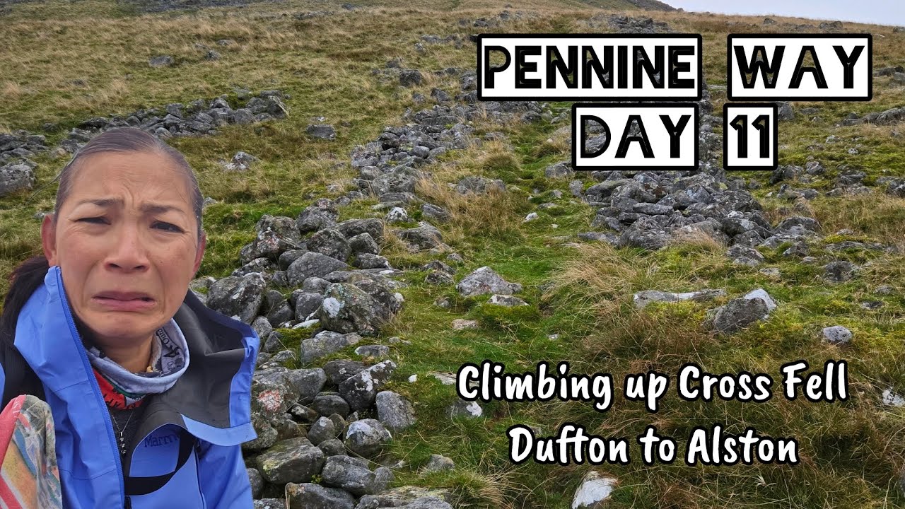 Day 11. Pennine Way. Cross Fell, the highest point on the Way