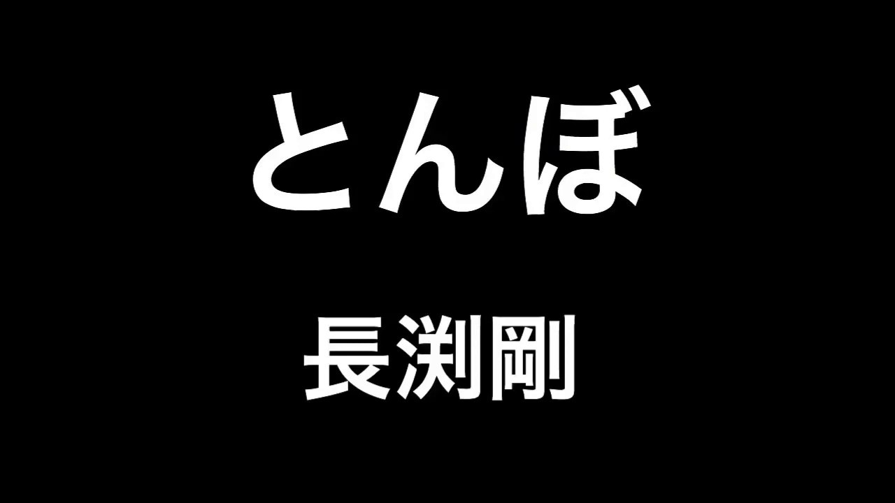 長渕剛 - とんぼ 【歌詞付き】