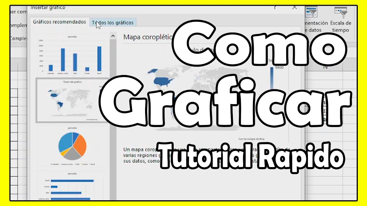 COMO GRAFICAR EN EXCEL MUY F&Aacute;CIL PASO A PASO TUTORIAL Excel 2025 2026