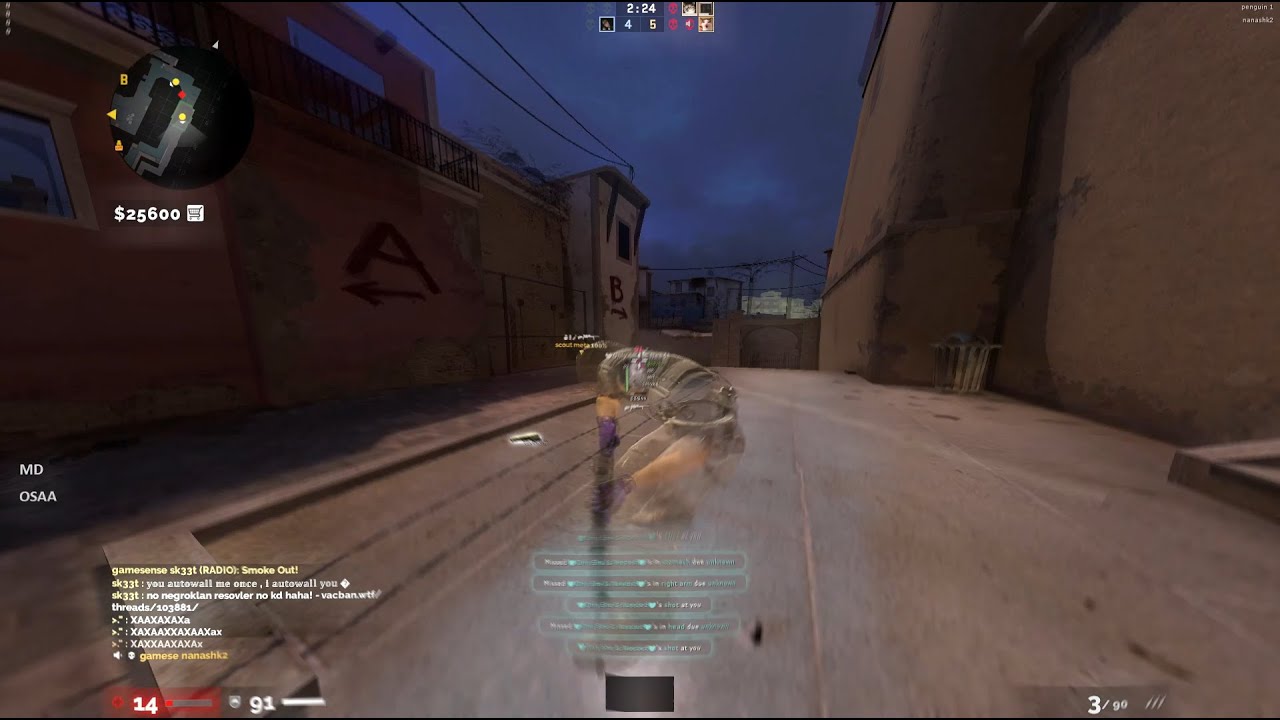 gamesense hvh highlights | onesense.lua