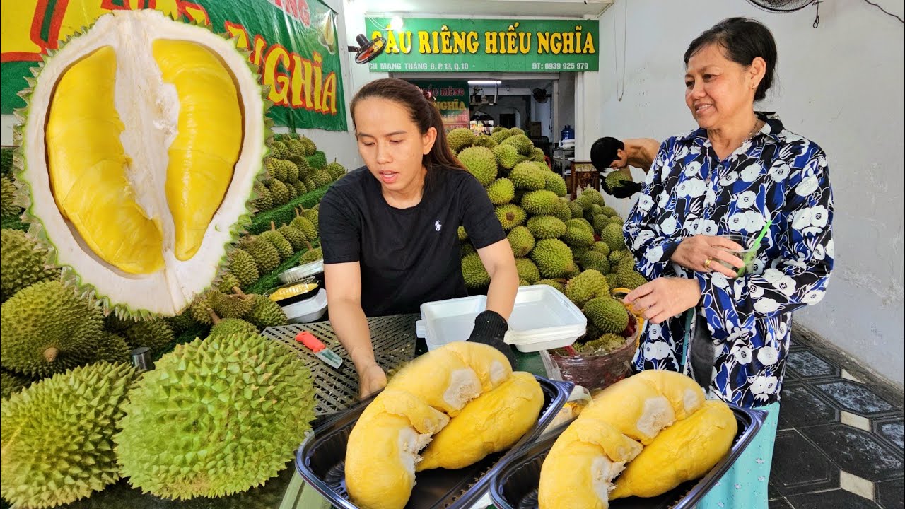 Chị Khách Mua 2 Trái Musang King Quá Lời, Bà Chủ Khui Ri 6 Cơm Vàng Quá Đỉnh Luôn
