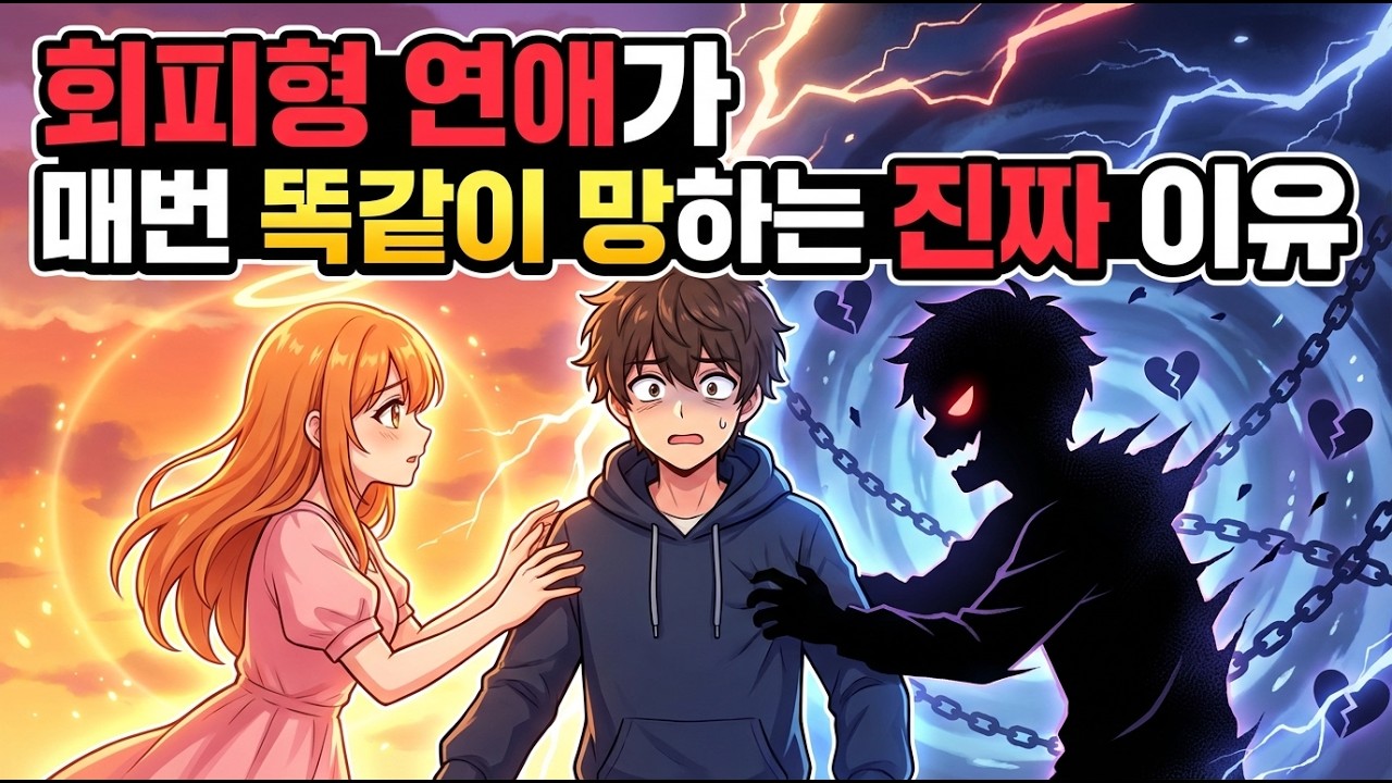 회피형 애착의 연애가 항상 똑같이 망하는 심리학적 구조