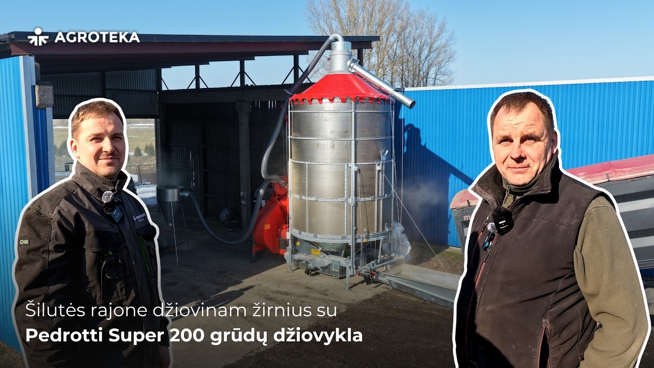 Grūdų džiovykla Pedrotti Super 200 – paleidimas į darbus Šilutės raj. | Agroteka