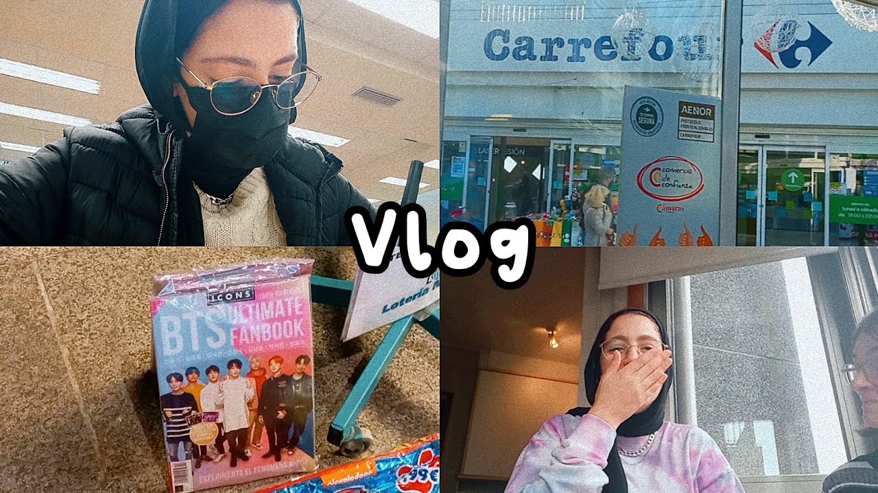 ڤلوج | جربت الأكل الاسبانيBTS 🇪🇸 في اسبانيا 👀  تسوق🛒  مذاكرة📚