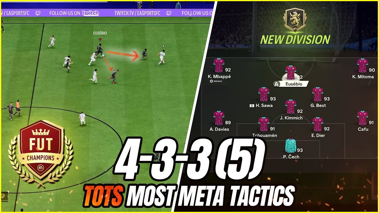 THESE META TACTICS ARE INSANE NOW! Best 433(5) Custom Tactics Instructions For TOTS EA FC 24 #eafc24