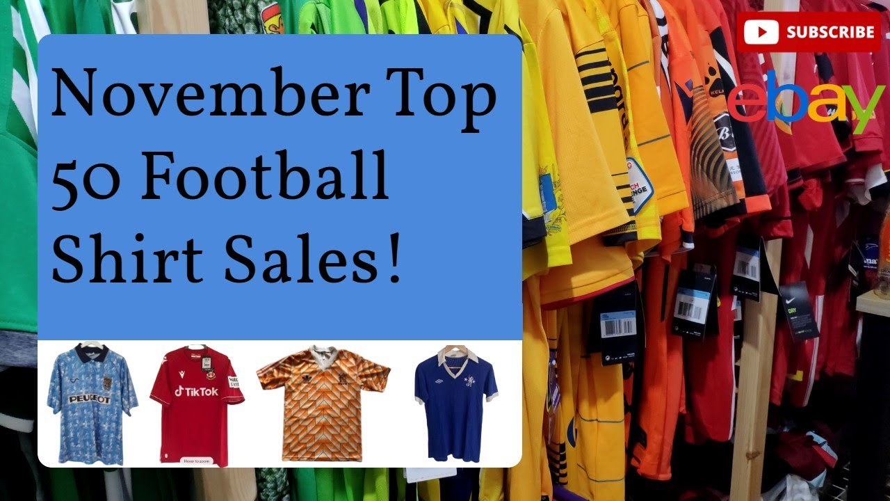 Top 50 Most EXPENSIVE Football Shirts - NOVEMBER 2022 (Feat. Man Utd, England & Argentina)