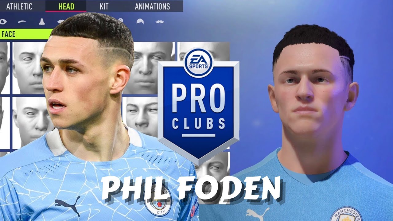 FIFA 22 Phil Foden Pro Clubs Creation