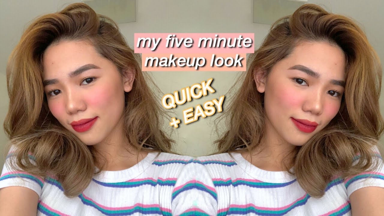 my 5 minute everyday makeup look