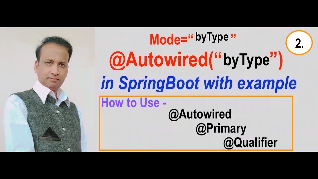 Autowiring  byType in SpringBoot |@Primary anotation |Qualifier anotation | Part-2 #code